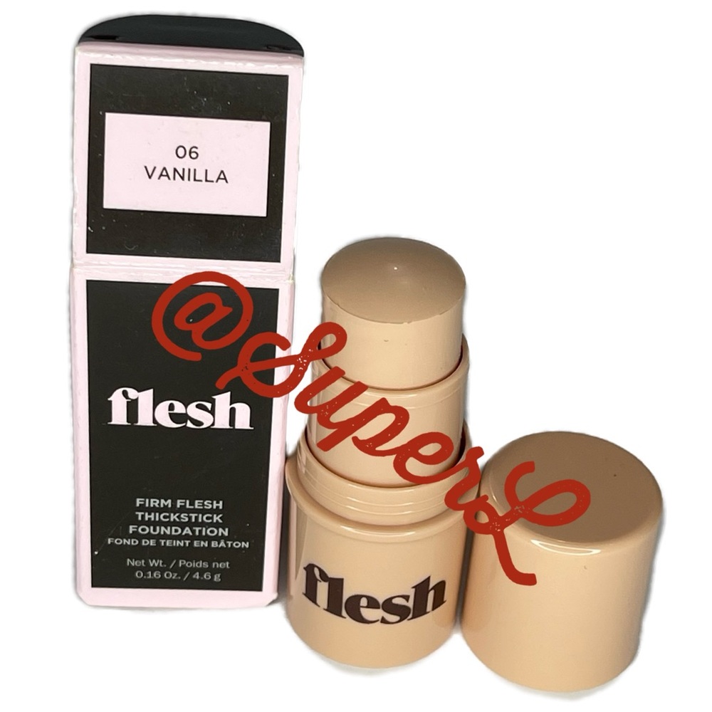 3/$15 NEW FLESH BEAUTY THICKSTICK FOUNDATION Vanilla Pale peach pink under eye - Picture 2 of 10
